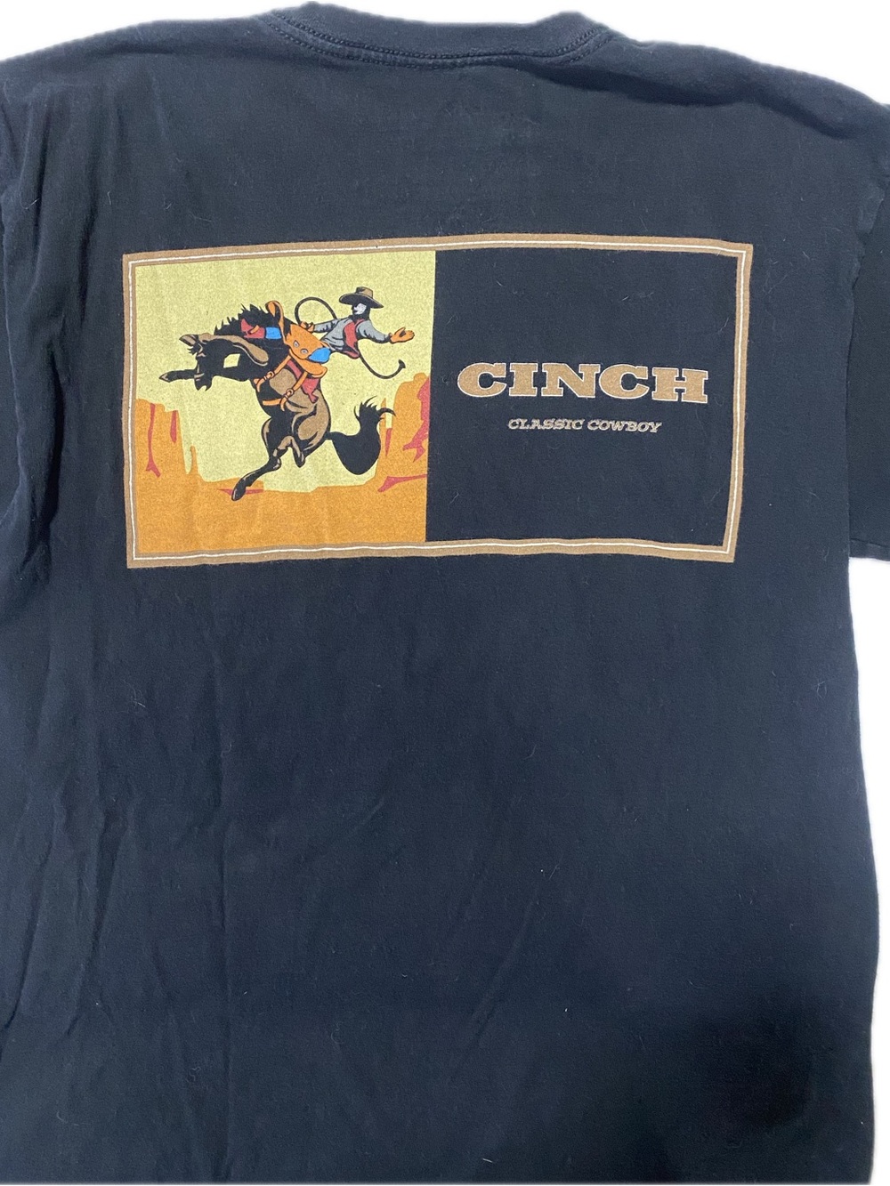 Cinch cowboy Black Short Sleeve Logo Tee